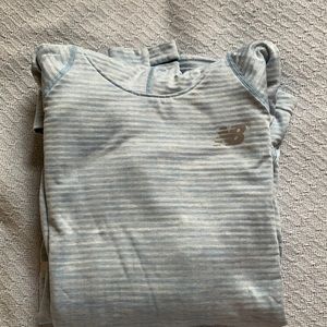 Light blue new balance running top